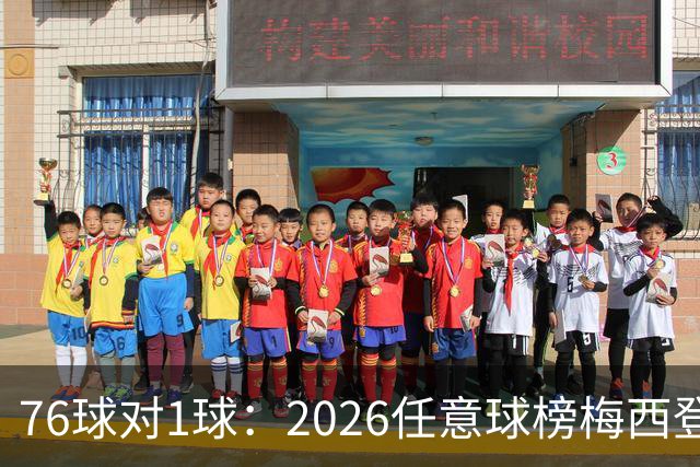 76球对1球：2026任意球榜梅西登顶，C罗跌到第8